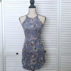 Periwinkle Paisley Dress